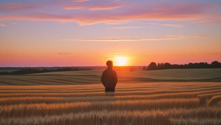A person contemplates the end of a summer day, symbolizing the art of a graceful exit from a season and managing the Sunday Scaries.